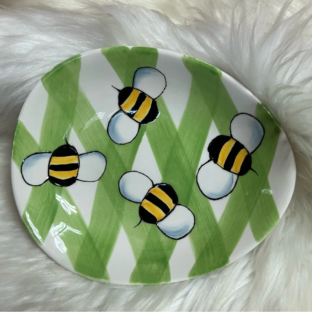Whimsy Collection Jill Seale Boston Warehouse Set of 4 Plates - Picture 9 of 16